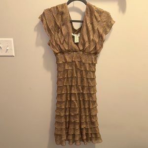 Max Studio Ruffle Dress | size small | GUC